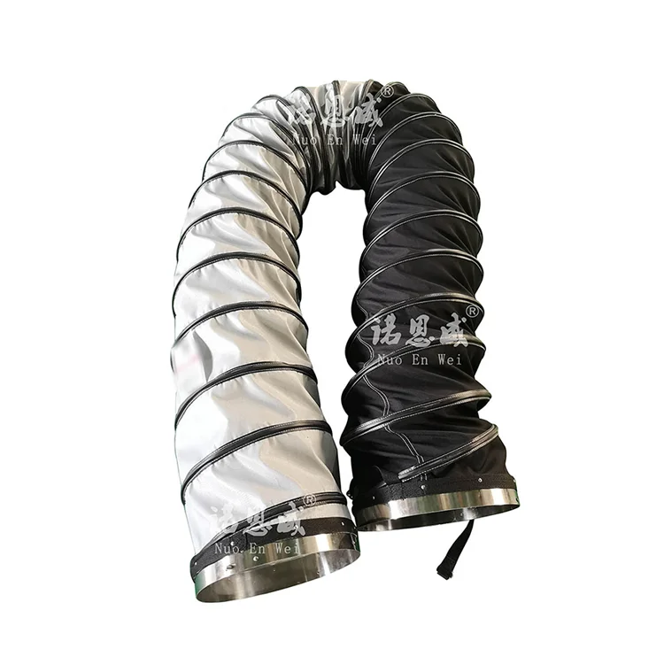 Fiberglass Coated High Temperature hose high temperature resistance for Gas oil indirect combustion air heater NUOWEI