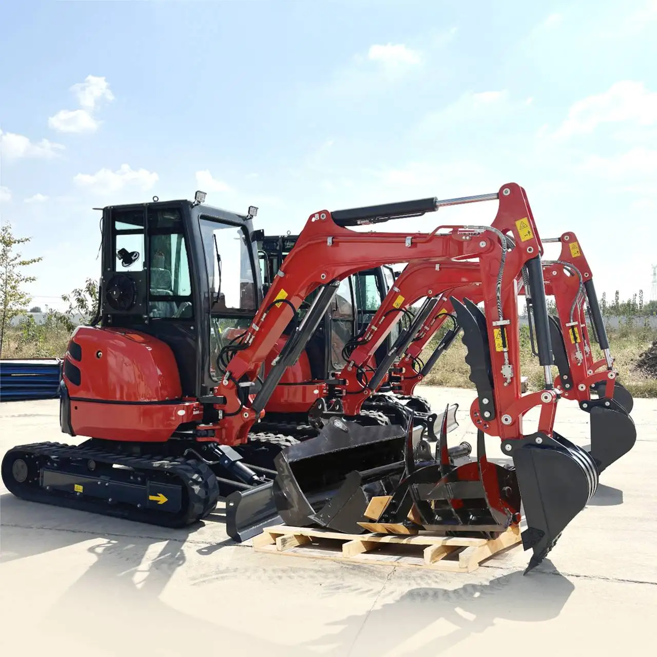 FREE SHIPPING cheap mini excavator 4.5ton 5ton mini digger excavator bucket crawler mini escavadeira