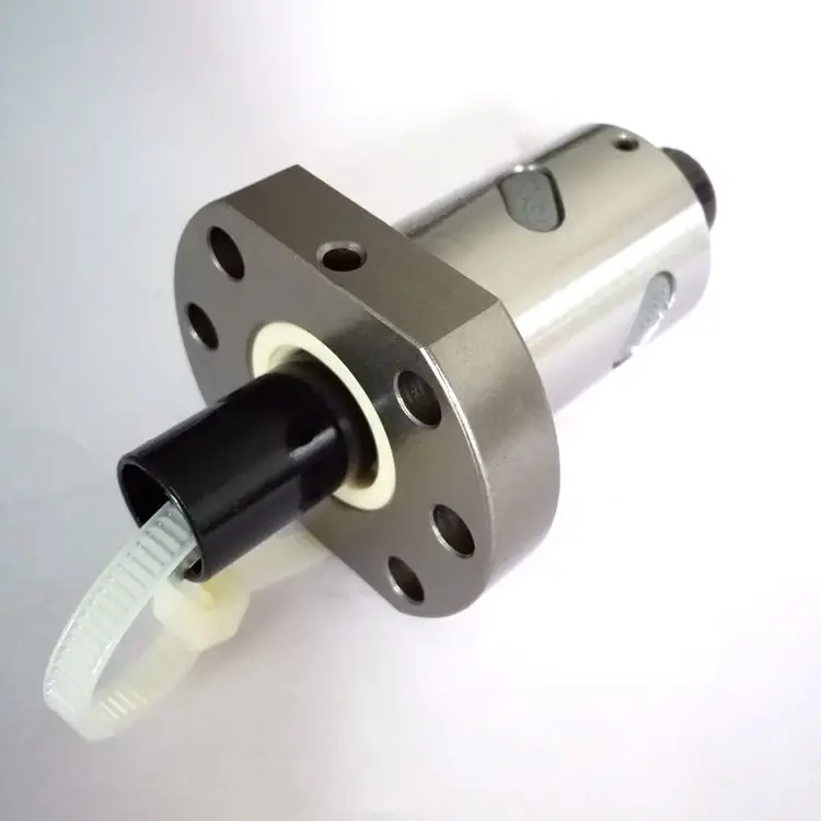 Smooth running low noise SFU1605 customized length ball screws shaft with SFU1605T4 ballscrew nut