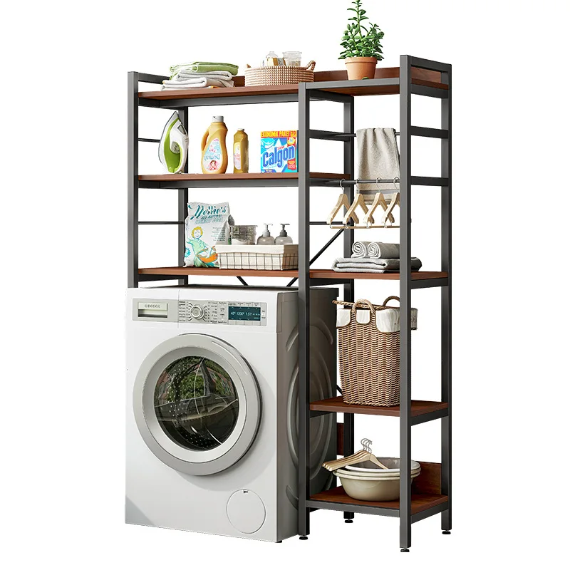 Large Capacity 3 Tier Toilet Rack Shelf Bathroom Wooden Rack Storage Shelves