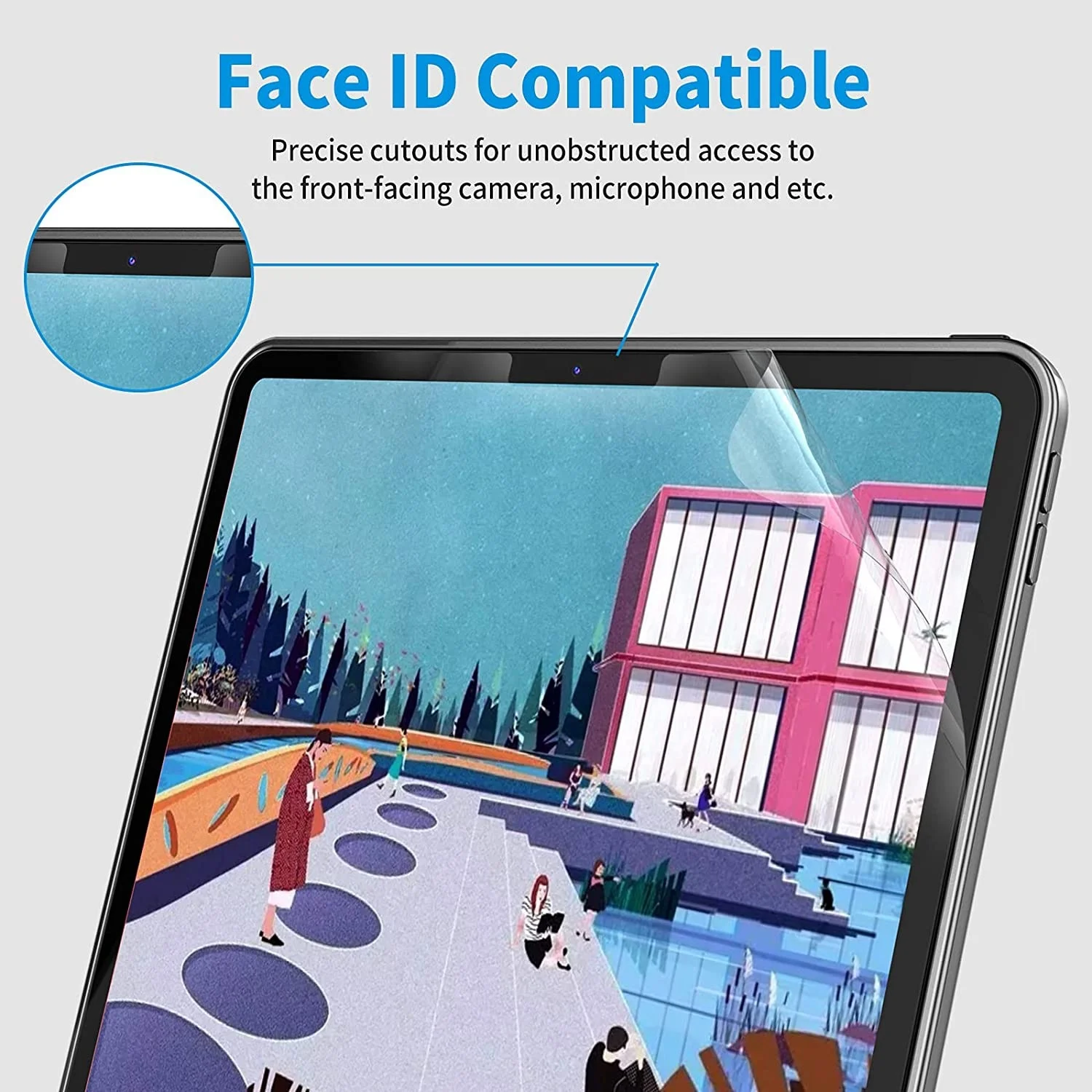 For ipad pro 9.7 air air2 Air3 ipad9 /8/7 10.2 Anti Scratch HD Clear 0.15mm thin PET protective film screen protector
