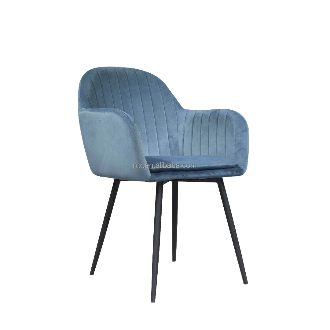 Free Sample Furniture luxury restaurant Velvet Dining Room Chairs Silla de terciopelo
