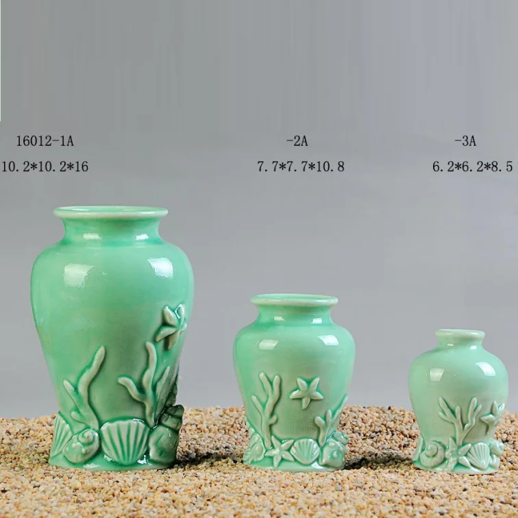 Керамические цветочные вазы Ocean Ceries для домашнего декора