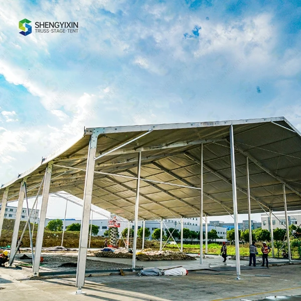 Outdoor Customized Large Aluminum Warehouse Storage Tent  For Farm Industry