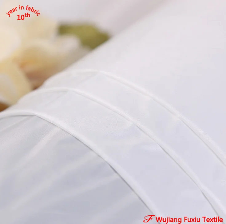 stock lot 320T 400T 30D 20D  white down bag fabric downproof weave polyester interlining fabric