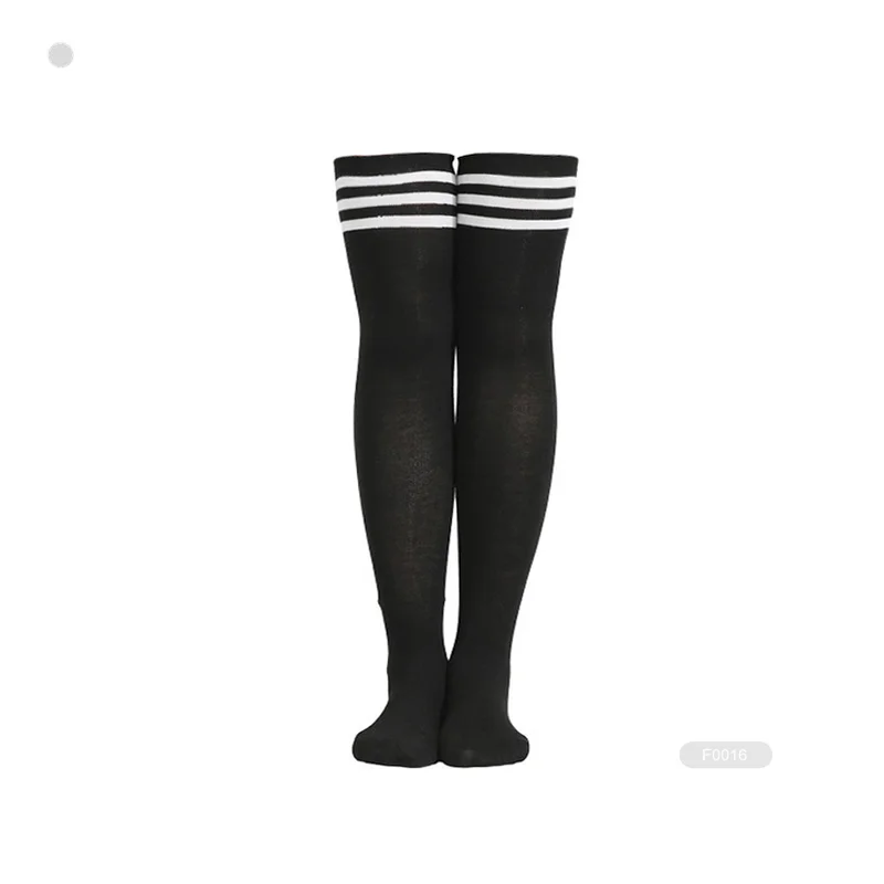 BX-F0153 sexy thigh high black and white plus size over the knee socks for girls