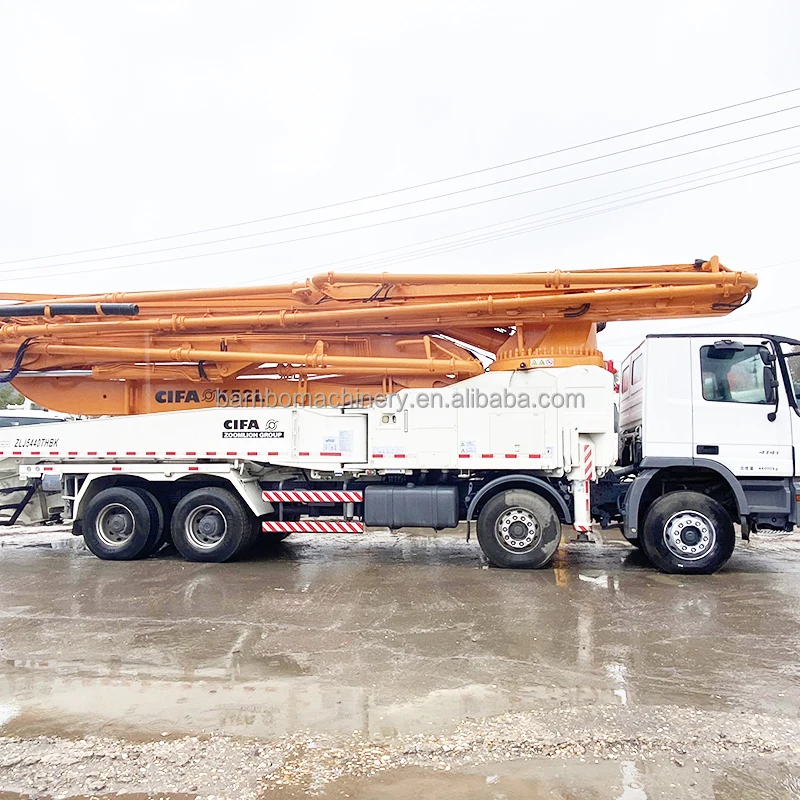 Б/у итальянские бетононасосы zoomlion CIFA 50 м 52 ACTROS 4141 Восстановленный бетононасос грузовик для продажи