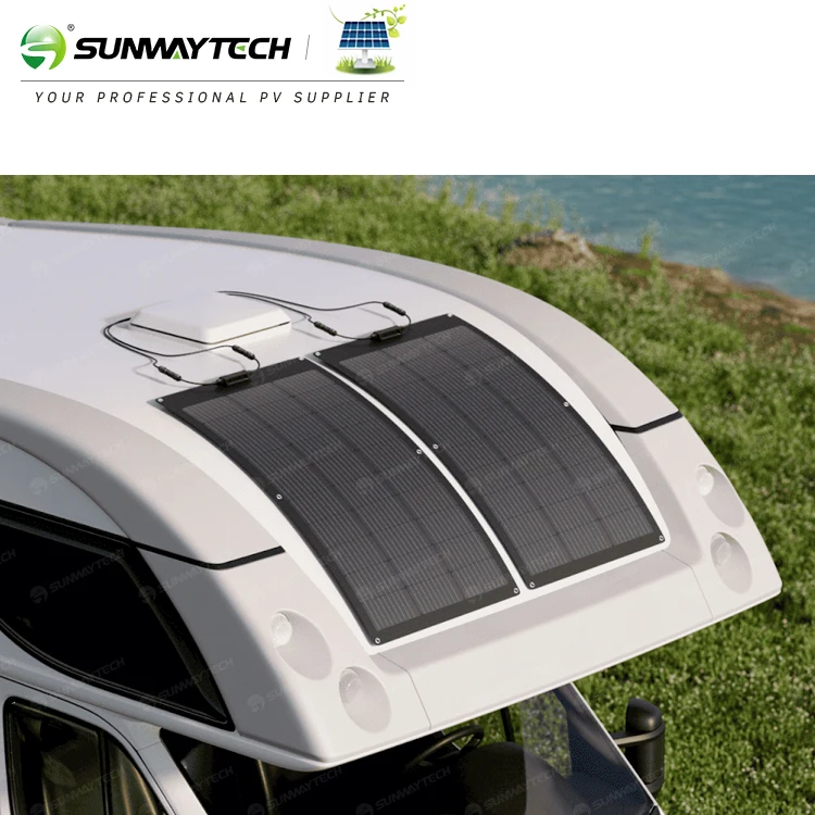 Sunway Solar Outdoor Thin Film Lightweight ETFE 18V 100W Shingled Flexible Solar Panel outdoor Camping Solar Panel