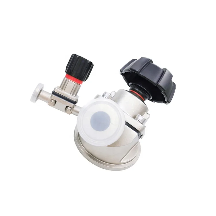 
Sanitary stainless steel 316L EPDM 3 way diaphragm valve 