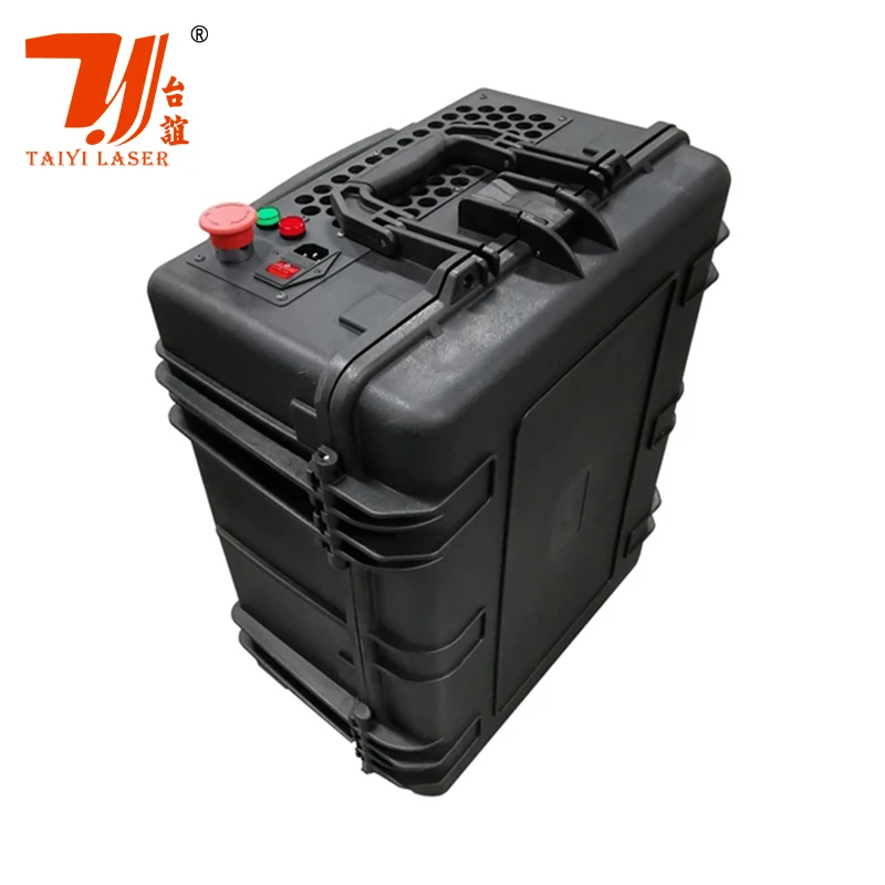  100W JPT MOPA портативная машина для чистки волоконного
