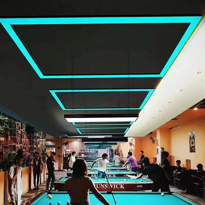 Good Quality Seamless Splice Linear Light Commercial Lamp Led Strip Light Ceiling Light For Gym Office Shopping Mall