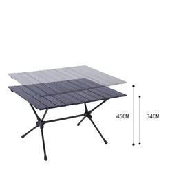 Складной стол из алюминиевого сплава для барбекю, кемпинга и пикника