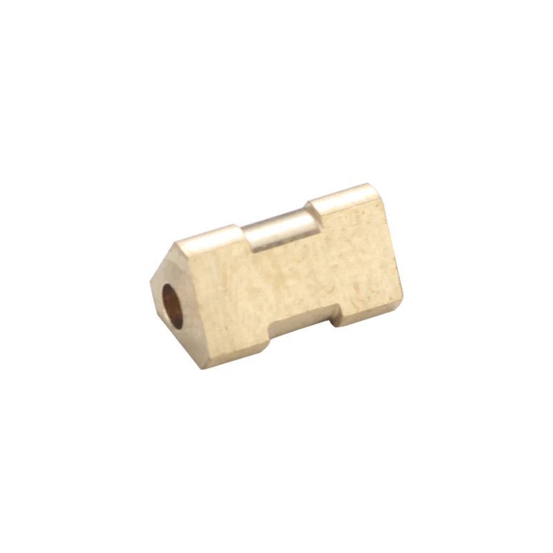 OEM customized cnc machined Tee brass joint rear axle distribution block fitting plumbing
