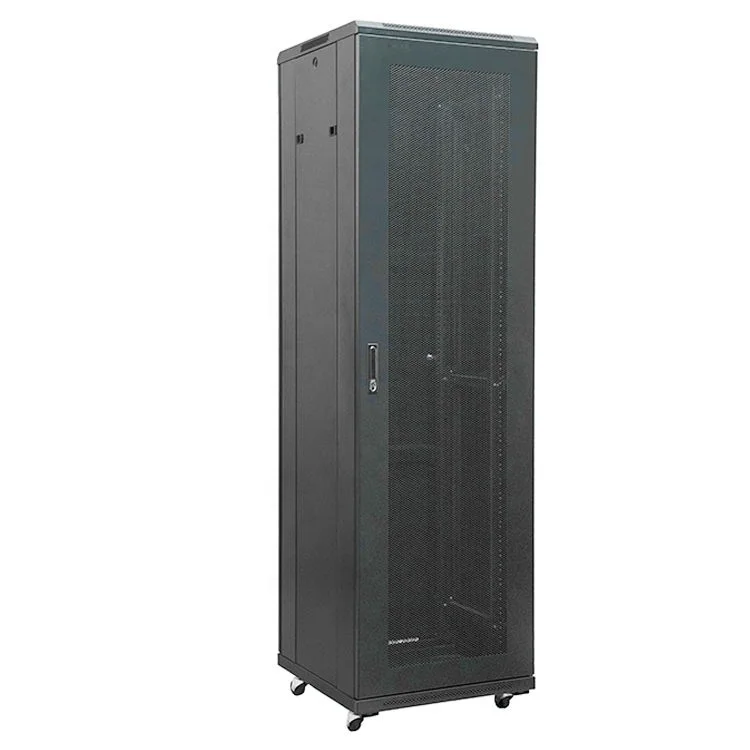 Bolein 19' 27U 32U 37U 42U Floor Standing Cooling Mesh Vented Double Door Data Center Server Rack DDF Network Server Cabinet