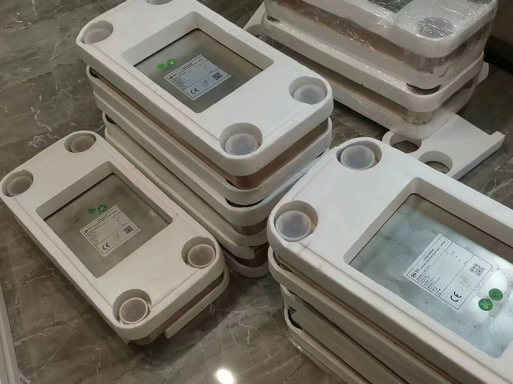 Industrial Gas Water Heaters High Efficiency Brazed Plate Heat Exchangers Marine Engine