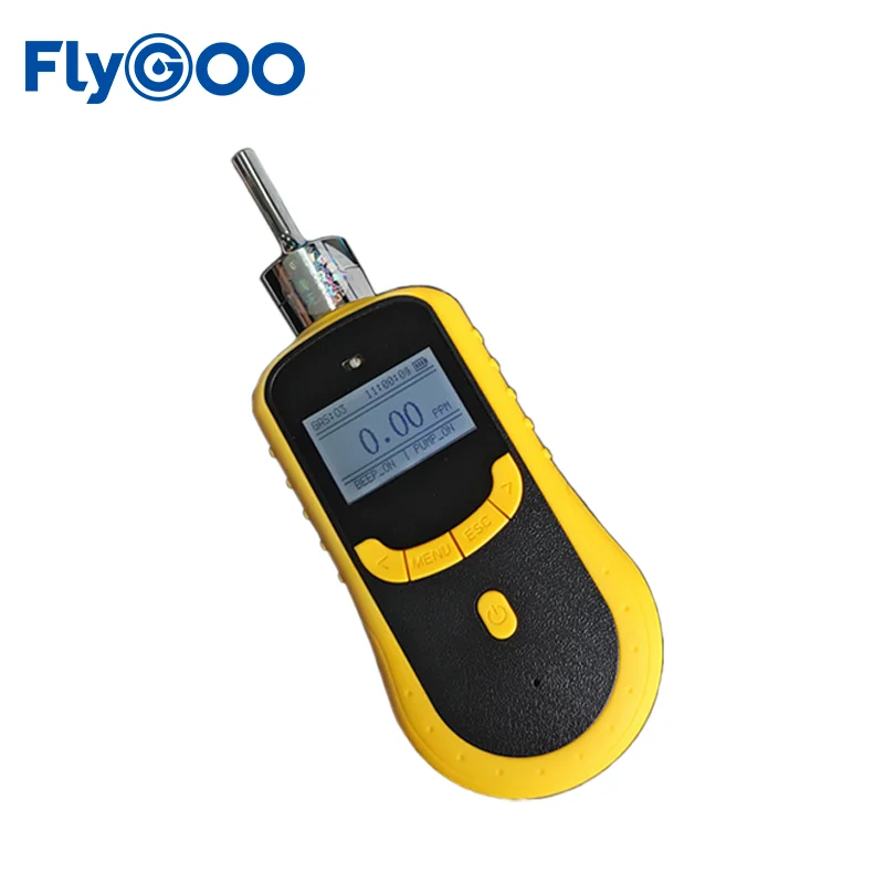 Flygoo Portable High Accuracy Ozone Gas Detector Dissolved Ozone Monitor O3 Gas Leakage Analyzer 0-1ppm