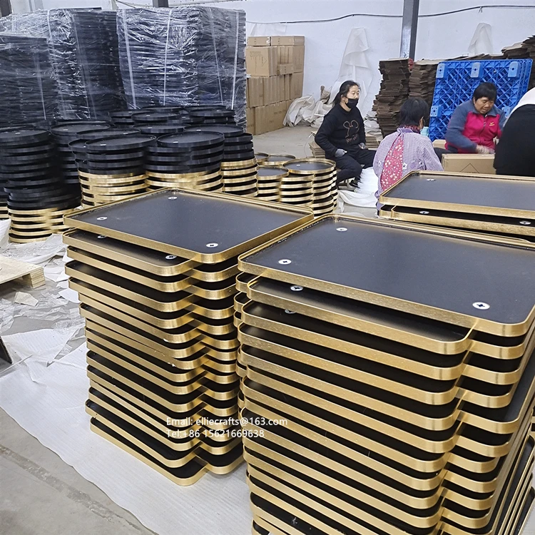 Rectangle Mirror Decorative Big Large Black Gold Metal Aluminum Framed Full Length body Long Dressing wall Bathroom Mirror