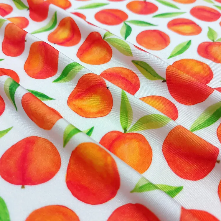 No MOQ Stretch polyester Fabric waterproof silky Custom Printed Swim Fabric for swimwear