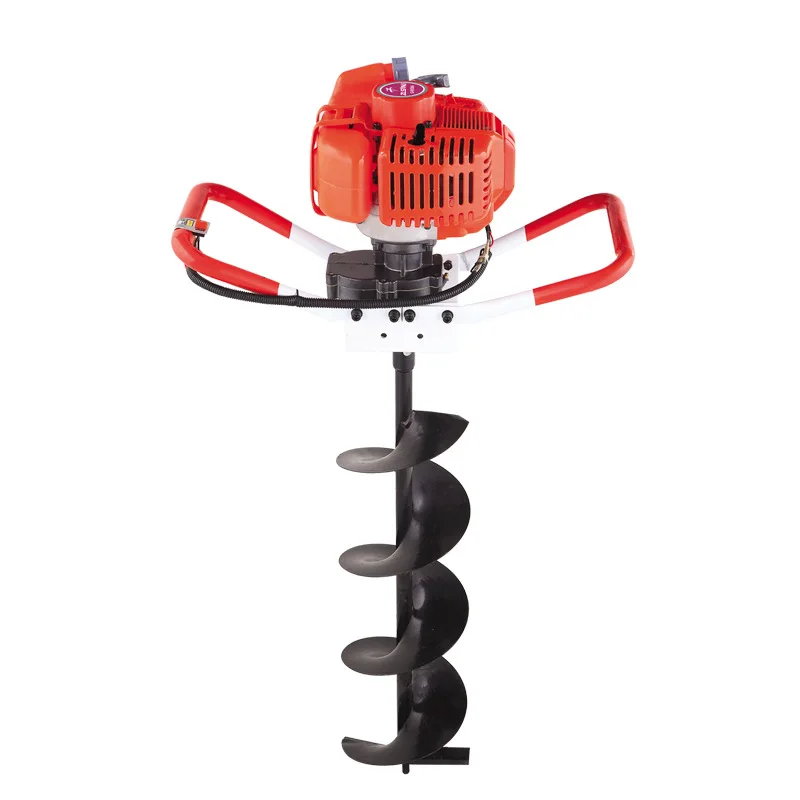 Tree planter two-stroke gasoline high-power digging machine planting machine portable earth auger agricultural tool