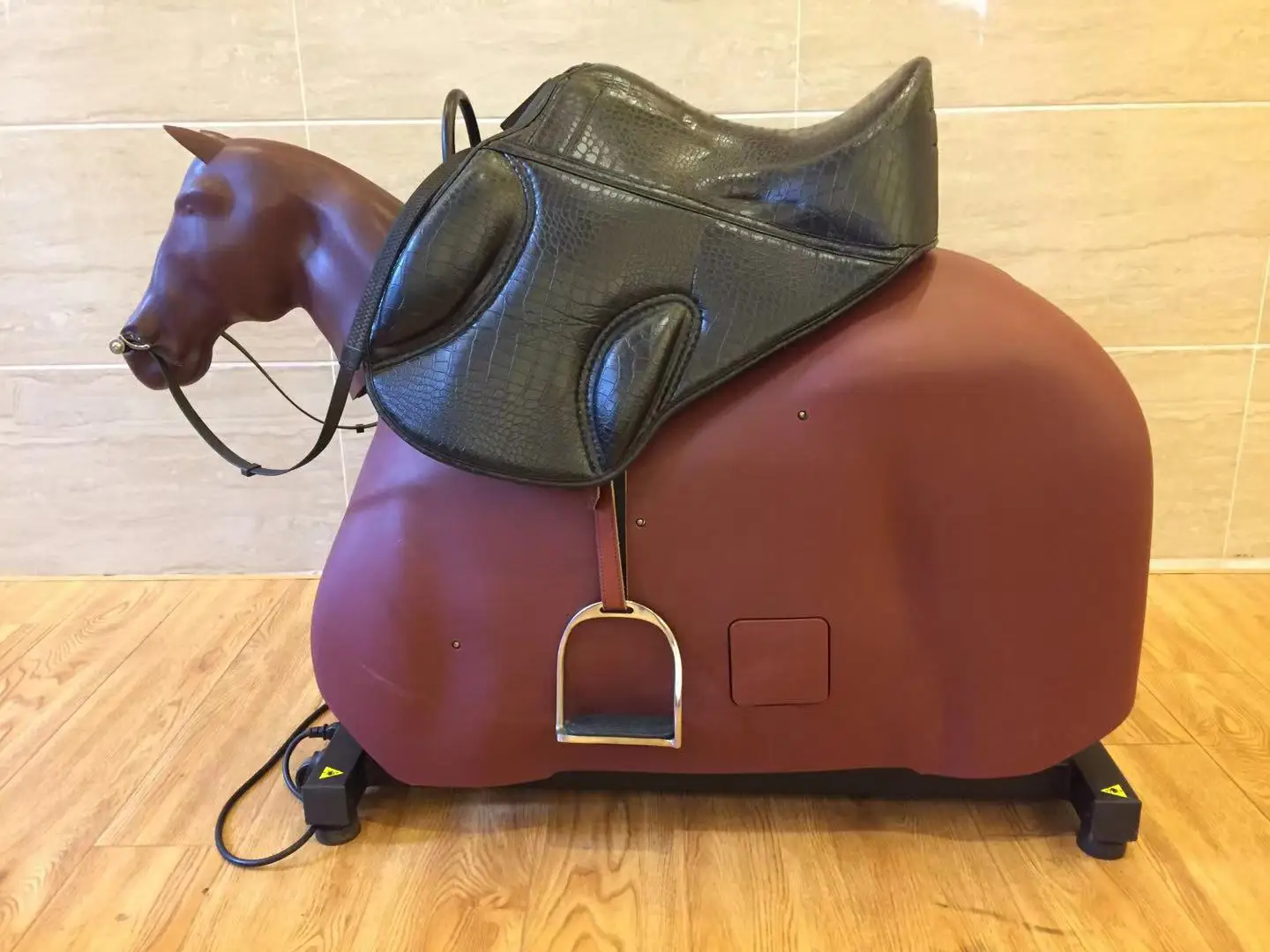 Hot Sale Trainer Racecourse Horse Training Equipment Electric Horse Riding Machine for Rehabilitation
