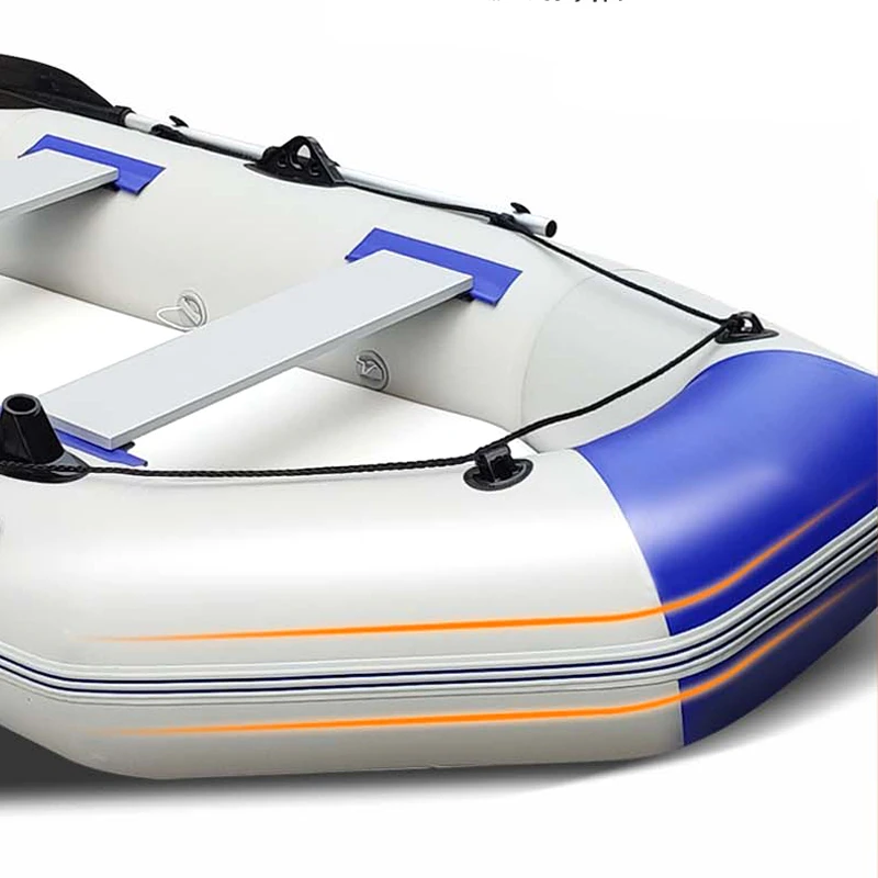 Rescue Drifting folding portable 2 & 4 people inflat pontoon inflatable fishing rowing boat