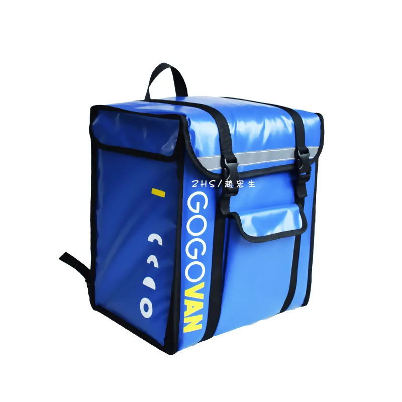 
 Новый стиль, черный водонепроницаемый прочный рюкзак для доставки пищи, уличная Изолированная Термосумка для пикника, плотная сумка-холодильник  