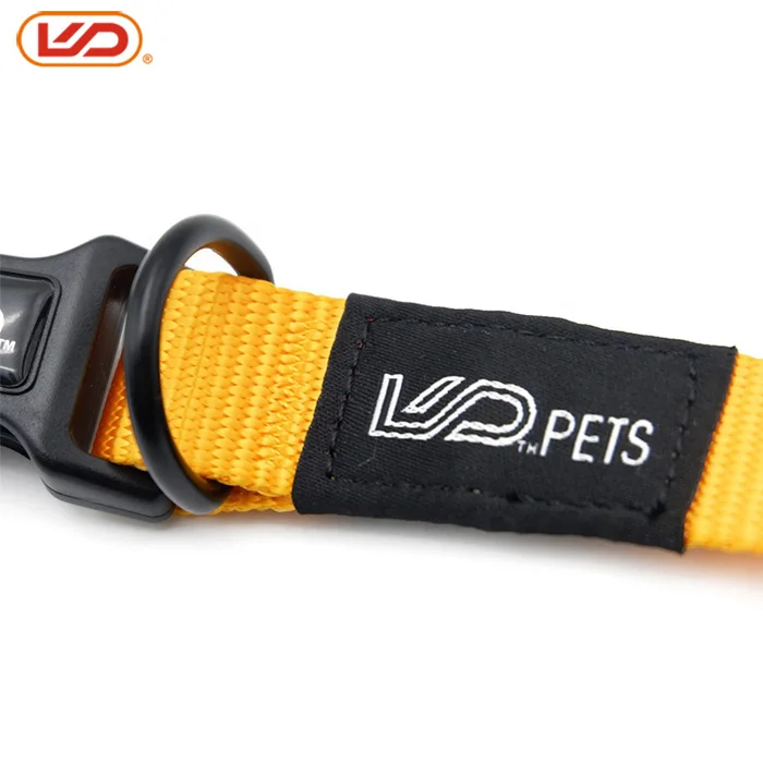 
High quality custom adjustable nylon big dog cat training neck scarf bandana collars buckle 