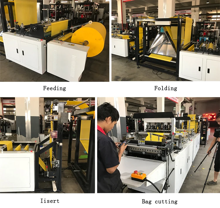 Patented product multifunctional new style non-woven d-cut bag making machines