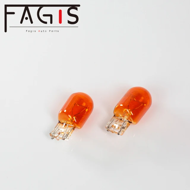 Fagis t20 7440 w21w 12v 21w amber car lamp Turn signal auto bulb