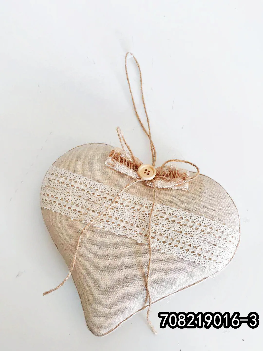 2022 Easter hot selling  Linen natural hemp rope handmade decorative handing Easter eggs