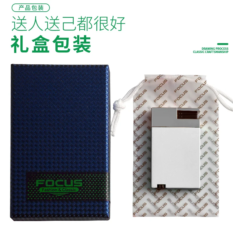 Ultra-thin  Metal Lighter Cigarette Lighters Windproof  for Smoking