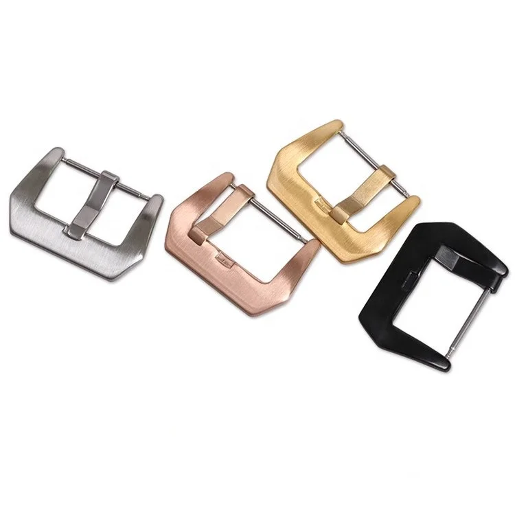 High quality shiny matte18mm 20mm 22mm 24mm 26mm stainless steel watch clasp for leather strap Panerai watch buckle