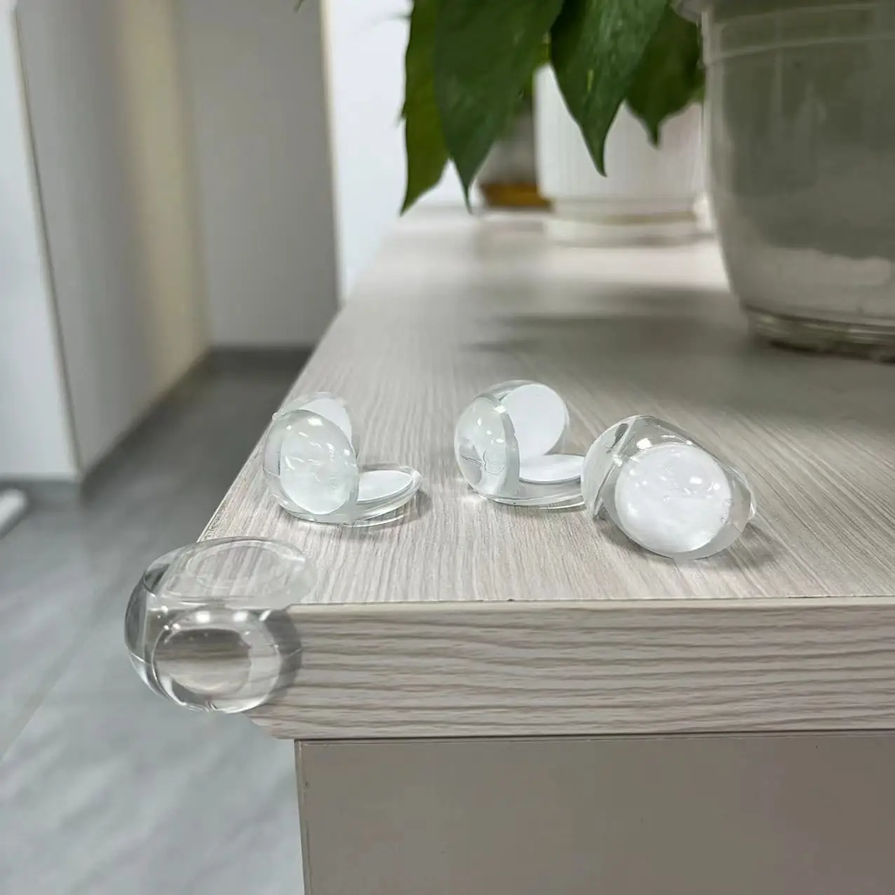 Transparent Adhesive Silicone PVC Baby Furniture Protective Cover Edge Table Corner Protector