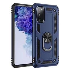 Wholesale Mobile Phone Accessories 2 In 1 TPU+PC Shockproof Cell Phone Case with Finger Ring For Huawei P Smart 2021 Armor Case