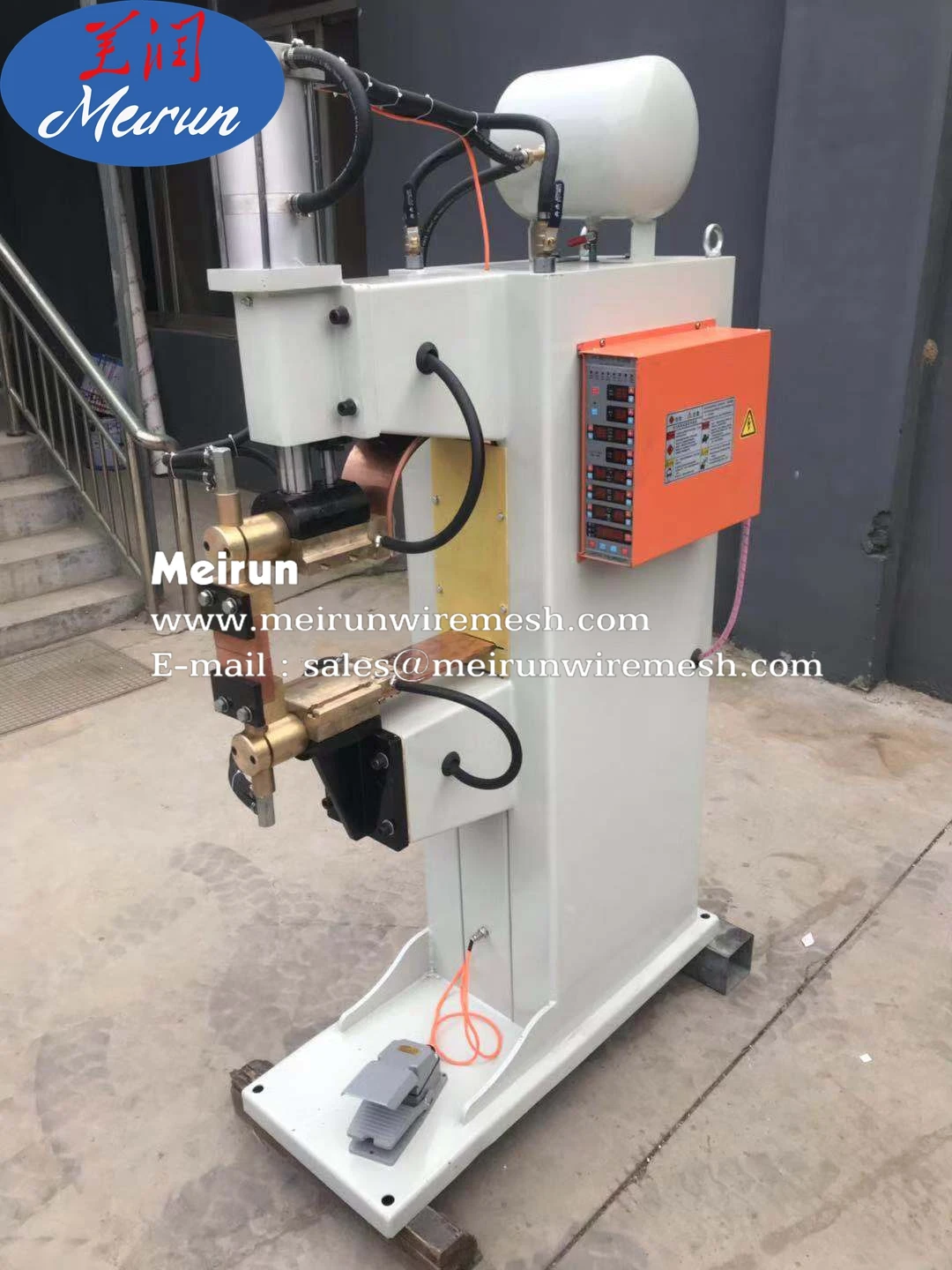 stainless steel wire mesh spot welding machine