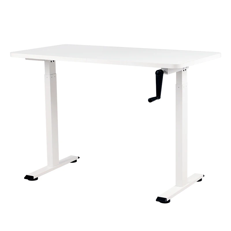 2M2(B) ECO-Friendly Ergonomic Stand Up Desk Frame Manual Hand Crank Height Adjustable Desk Standing Office Computer Desk Frame