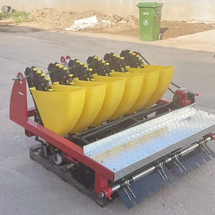 Сельскохозяйственная техника, тракторный трактор, сеялка для чеснока, трехточечный трактор для чеснока