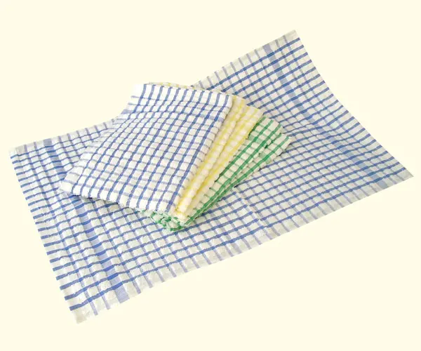 
luxury check tea towels wholesale 100% cotton custom reactive digital printed tea towel 