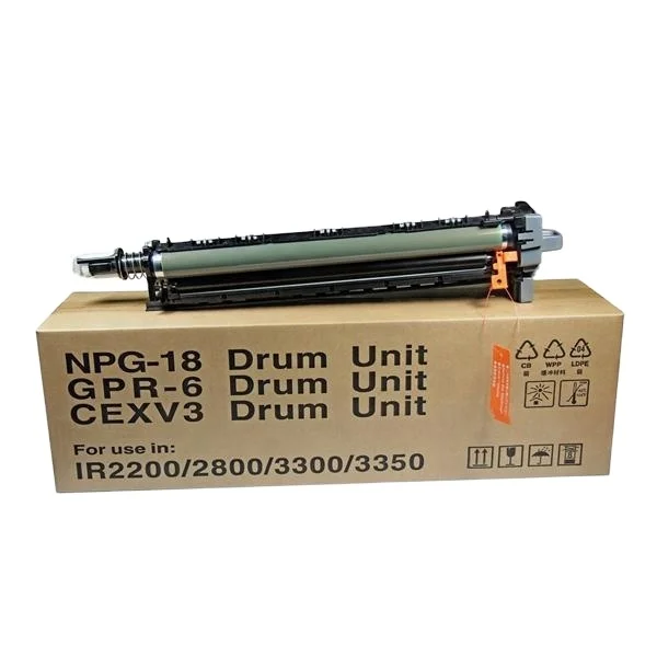 compatible long life ir3300 drum unit for NPG18 for use in IR2200i 2220i 2250 2800 2850 3300 3320 3350 GPR6 CEXV3