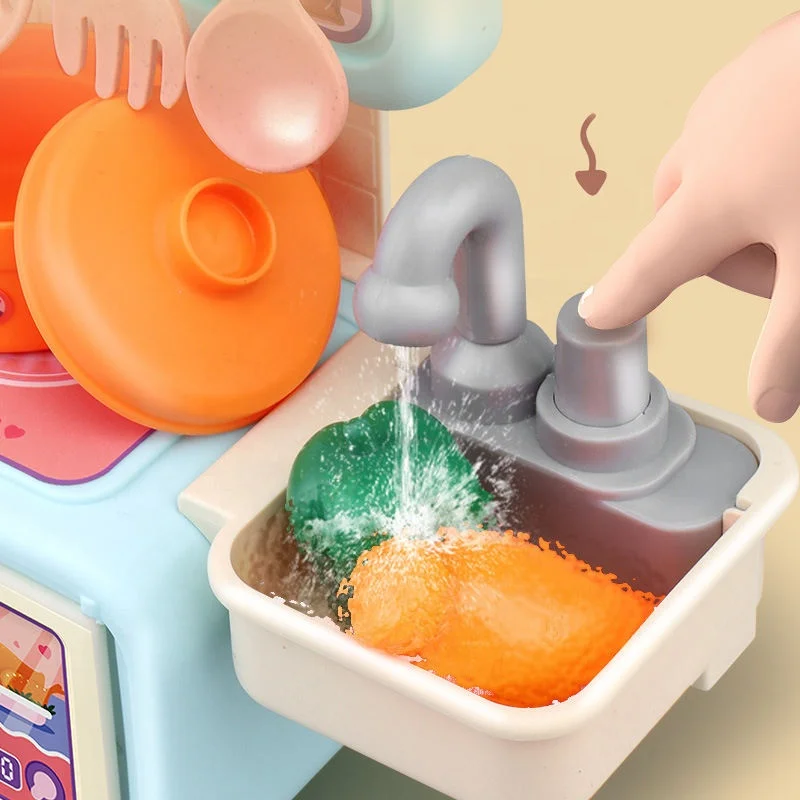 cheapest 13pcs plastic pretend play toy kitchen food children mini kitchen toys set for kids cocinas de juguetes por mayor