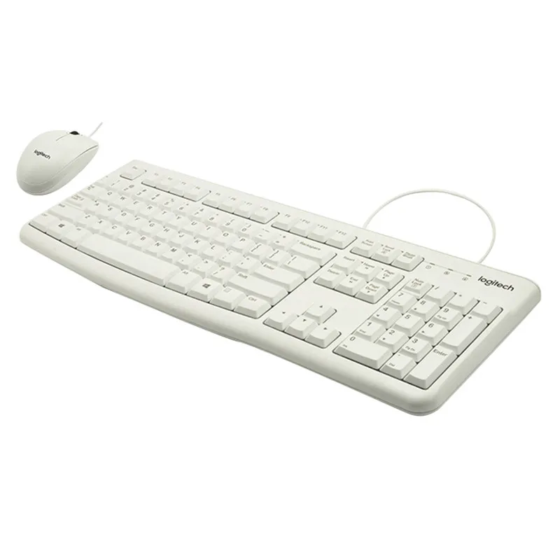 Logitech MK120 wired  classic mouse and keyboard set splash-proof design