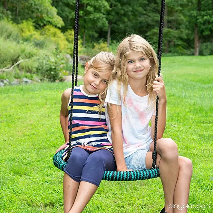 Zoshine Best Selling Patio Round Swing Fly Saucer Tree Swing Chair Spider Web Swing 2 Person