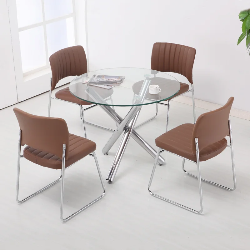 Nordic dining chair modern dining table round modern dining table set center table set new design furniture for sale