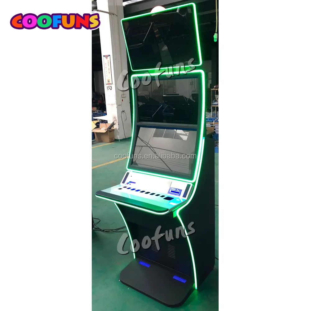 COOFUNS Amusement Game Metal Triple Screen Skill Game Cabinet
