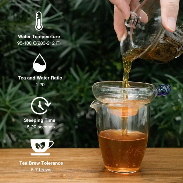 iTeaworld High Grade Chinese Wild Dark Tea Hunan Anhua Natural Dark Tea Wholesale