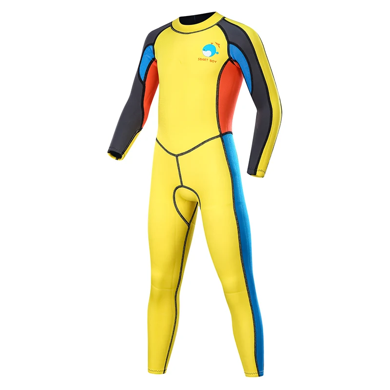 Sbart Children 2MM Wet Suit Full Body Back Zipper Diving Suit Neoprene Swimming Diving Surfing Wetsuit for Kids