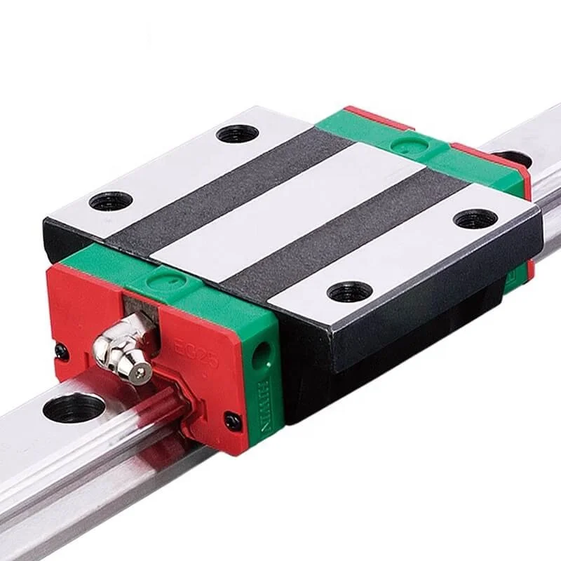 9mm 15mm 20mm 25mm Linear  Guide Rail And HgR Hgw Square  Block Bearing