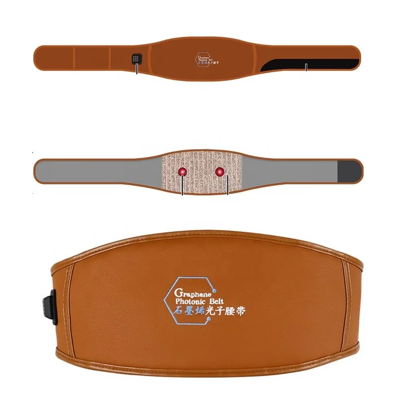 Portable Heating Pad Period Pain Relief Wrap Belt USB Heating Pads Graphene Photon Belt with Energy Stone