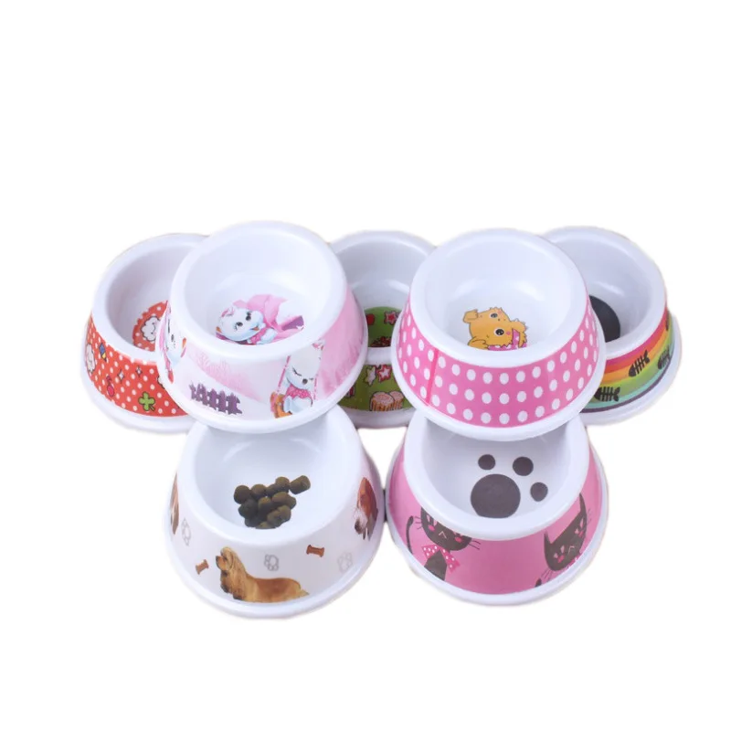 Customized Pet Bowls Dog Food Water Feeder  Dog Bowl Pet Drinking Dish Feeder Cat Puppy Feeding Supplies