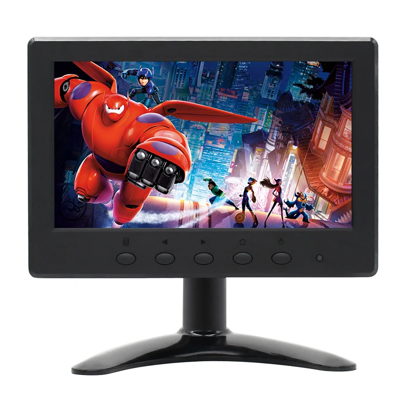 Новая модель 7 дюймов cctv led монитор HDMI ПК tft